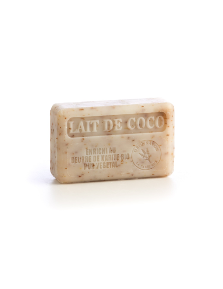 Savon 125gr au beurre de karité - Lait de Coco Savon 125gr au beurre de karité - Lait de Coco