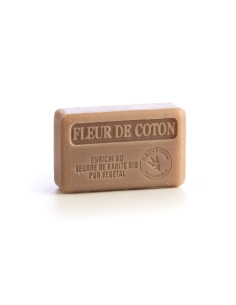 Savon 125gr au beurre de karité - Fleur de Coton