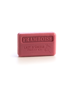 Savon 100 gr au Lait d'Anesse bio - Framboise