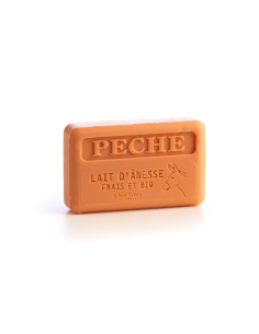 Savon 100 gr au Lait d'Anesse bio - Pêche
