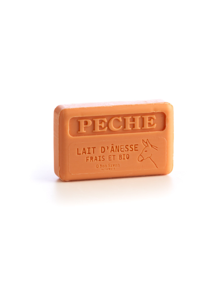 Savon 100 gr au Lait d'Anesse bio - Pêche Savon 100 gr au Lait d'Anesse bio - Pêche