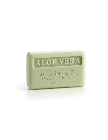 Savon 100 gr au Lait d'Anesse bio - Aloe Vera Savon 100 gr au Lait d'Anesse bio - Aloe Vera