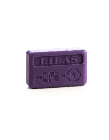 Savon 125gr au beurre de karité - Lilas