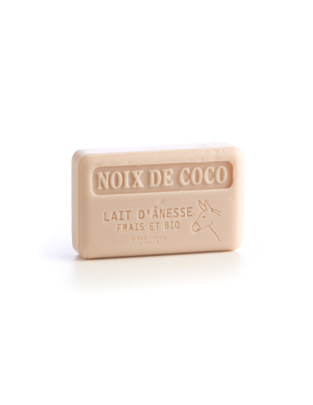 Savon 100 gr au Lait d'Anesse bio - Noix de Coco Savon 100 gr au Lait d'Anesse bio - Noix de Coco