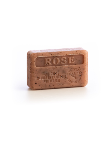 Savon 125gr au beurre de karité - Rose Broyé