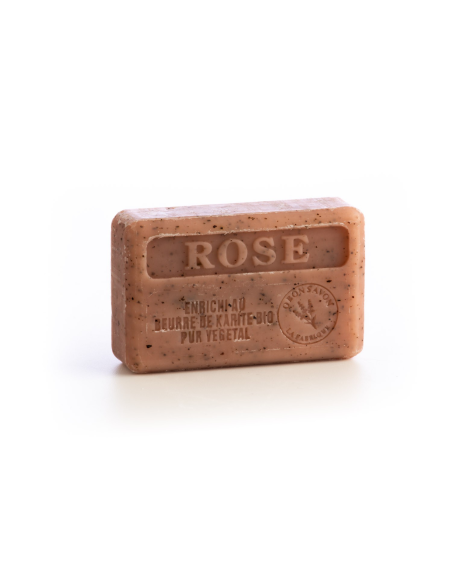 Savon 125gr au beurre de karité - Rose Broyé Savon 125gr au beurre de karité - Rose Broyé