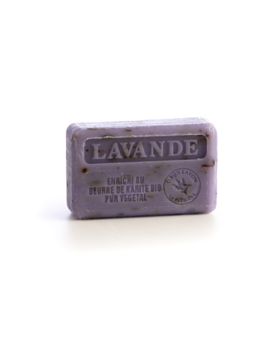 Savon 125gr au beurre de karité - Lavande  Broyé