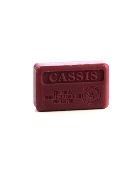 Savon 125gr au beurre de karité - Cassis Savon 125gr au beurre de karité - Cassis