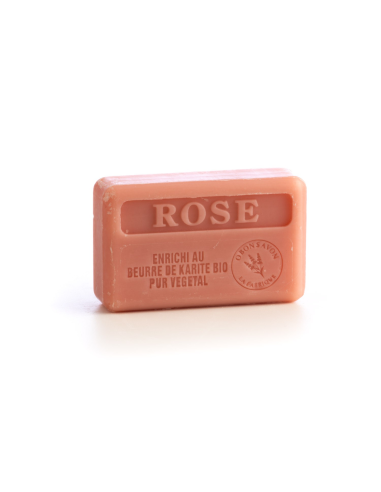 Savon 125gr au beurre de karité - Rose