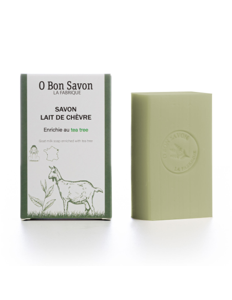 Savon 110gr au lait de chèvre - tea tree Savon 110gr au lait de chèvre - tea tree