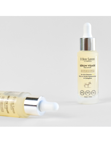 Gesichtsserum Coup d'Éclat 30 ml mit Bio-Eselmilch | O Bon Savon
