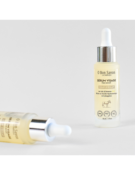 Sérum Visage Coup d'Eclat 30ml - Lait d'Anesse BIO | O Bon Savon