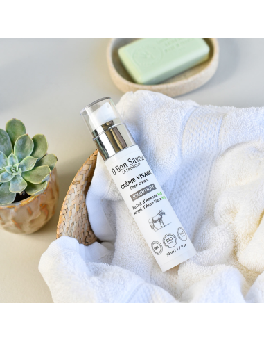 Crème Visage Jour & Nuit 50ml - Lait d'Anesse BIO | O Bon Savon