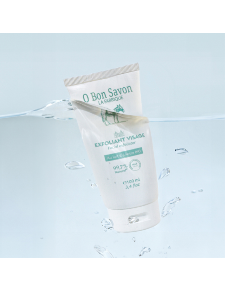 Gesichtspeeling 100 ml mit Bio-Eselmilch | O Bon Savon