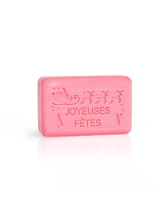 Savon 125gr au beurre de karité - Joyeuses Fêtes & Père Noël