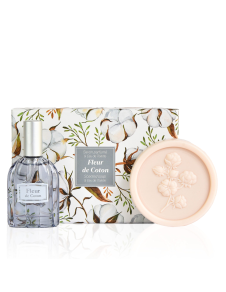 Coffret d’exception Savon & Eau de Toilette – Fleur de Coton