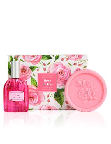 Coffret d’exception Savon & Eau de Toilette – Rose