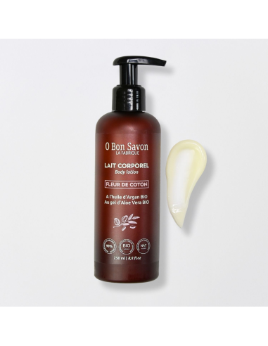 Lait Corporel à l'Huile d'Argan bio 250 ml – Fleur de Coton