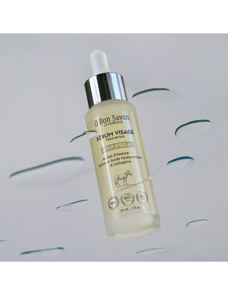Gesichtsserum Coup d'Éclat 30 ml mit Bio-Eselmilch | O Bon Savon