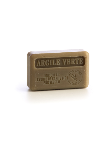 Savon 125gr au beurre de karité - Argile Verte