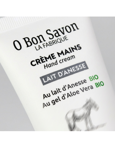 Crème Mains 50 ml - Lait d'Anesse BIO | O Bon Savon