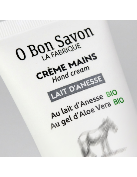 Crème Mains 50 ml - Lait d'Anesse BIO | O Bon Savon