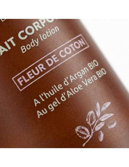 Lait Corporel à l'Huile d'Argan bio 250 ml – Fleur de Coton