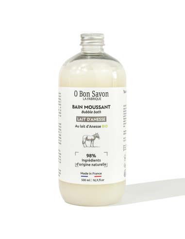 Bain moussant 500 ml au Lait d'Anesse bio