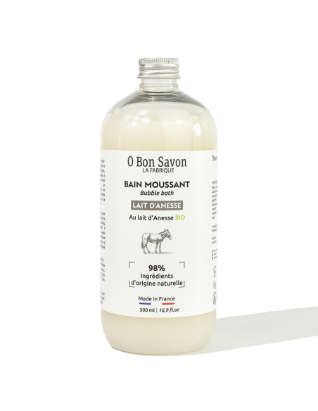Bain moussant 500 ml au Lait d'Anesse bio