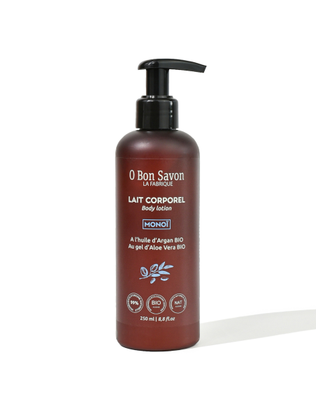 Lait Corporel à l'Huile d'Argan bio 250 ml – Monoï