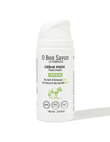 Crème Pieds 100 ml au Lait d'Anesse bio