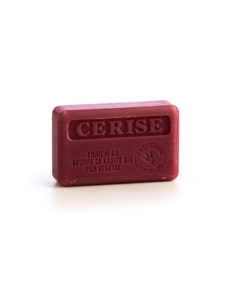 Savon 125gr au beurre de karité - Cerise Savon 125gr au beurre de karité - Cerise