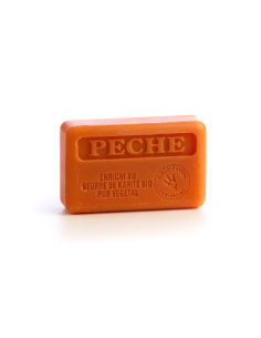 Savon 125gr au beurre de karité - Pêche