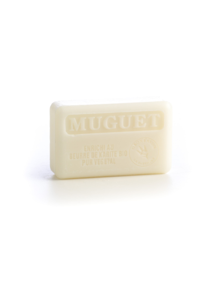 Savon 125gr au beurre de karité - Muguet Savon 125gr au beurre de karité - Muguet
