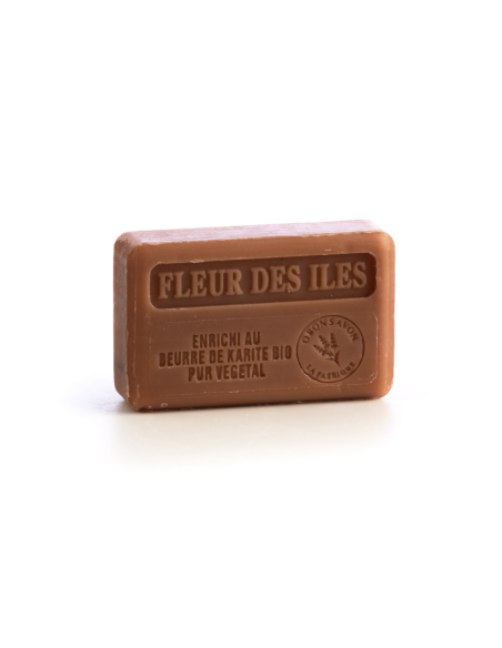 Savon 125gr au beurre de karité - Fleur des Iles Savon 125gr au beurre de karité - Fleur des Iles