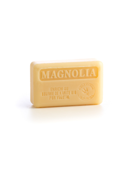 Seife 125gr mit Sheabutter - Magnolien Seife 125gr mit Sheabutter - Magnolien