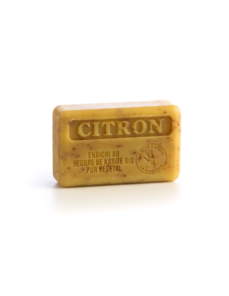 Savon 125gr au beurre de karité - Citron Broyé Savon 125gr au beurre de karité - Citron Broyé