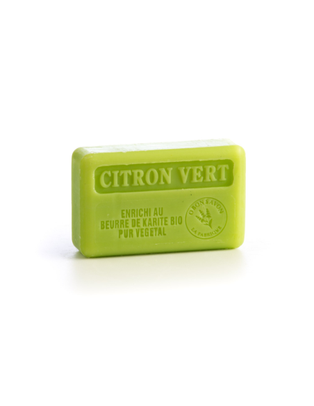 Savon 125gr au beurre de karité - Citron Vert Savon 125gr au beurre de karité - Citron Vert
